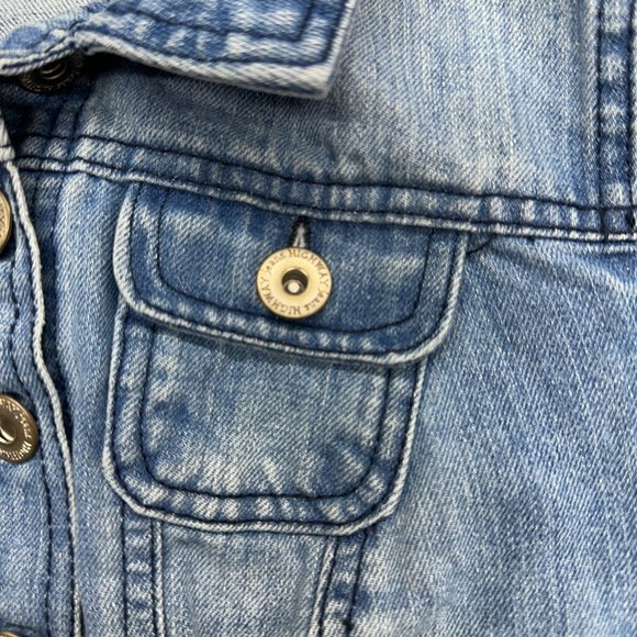 Highway Jeans Cropped Denim Jacket (M) - Picture 6 of 10